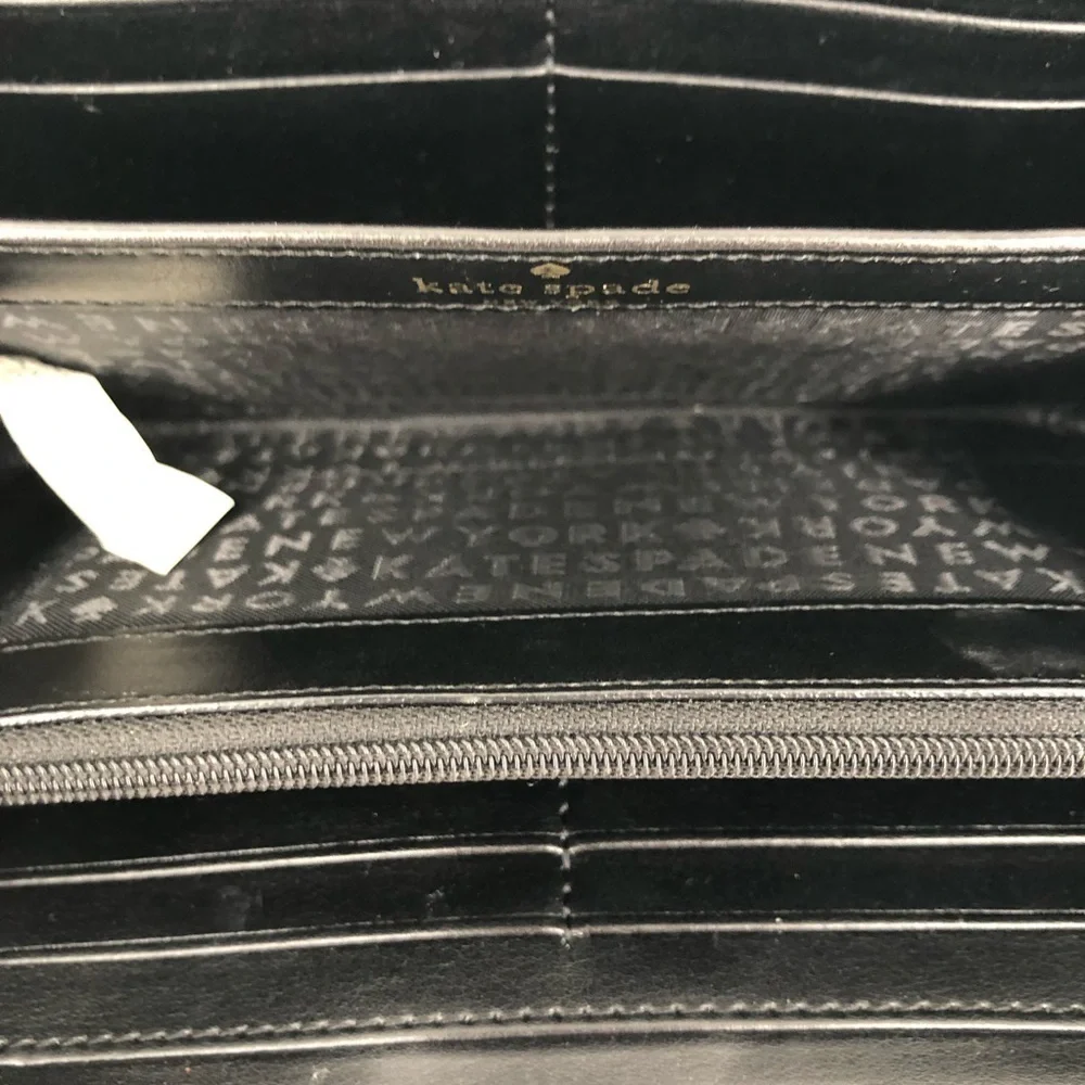 KATE SPADE Neda Black & Water Colors Wallet